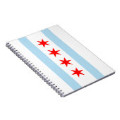 Carnet Drapeau de la ville de Chicago (Illinois) (Côté Droit)