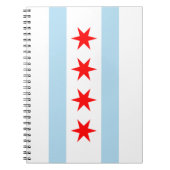 Carnet Drapeau de la ville de Chicago (Illinois) (Devant)