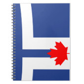 Carnet Drapeau de la ville de Toronto (Canada) (Devant)