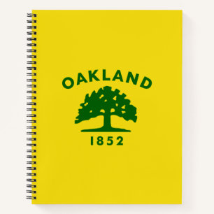Carnet Drapeau de la ville d'Oakland (Californie)