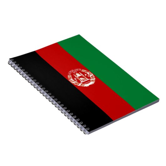 Carnet Drapeau de l'Afghanistan (Côté Droit)