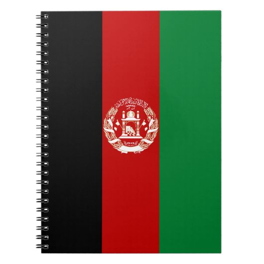 Carnet Drapeau de l'Afghanistan (Devant)