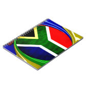 Carnet Drapeau de l'Afrique du Sud : Motif dynamique en s (Côté gauche)