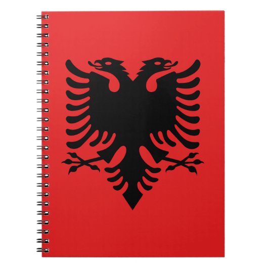 Carnet Drapeau de l'Albanie (Devant)