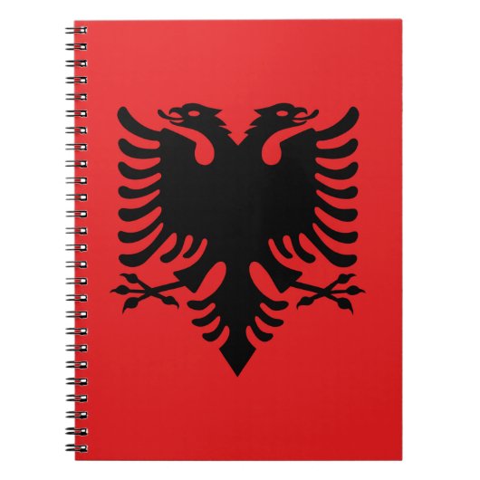 Carnet Drapeau de l'Albanie (Devant)