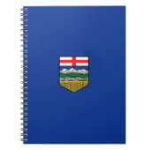 Carnet Drapeau de l'Alberta (Devant)