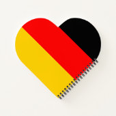 Carnet Drapeau de l'Allemagne (Dos)