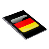 Carnet Drapeau de l'Allemagne (Côté Droit)