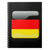 Carnet Drapeau de l'Allemagne (Devant)