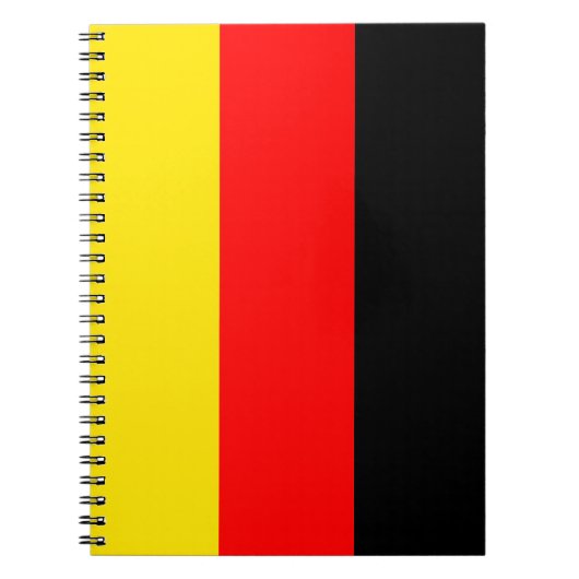 Carnet Drapeau de l'Allemagne (Devant)