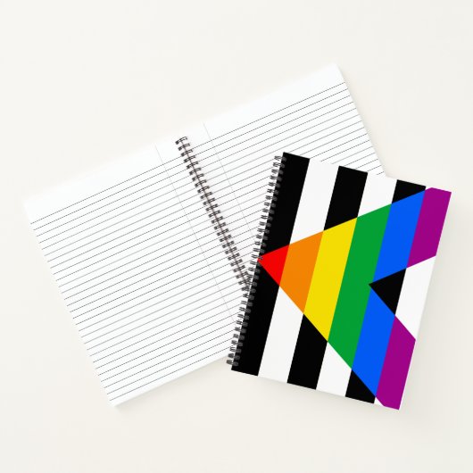 Carnet Drapeau de l'allié LGBTQ+ (Intérieur)