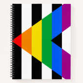 Carnet Drapeau de l'allié LGBTQ+ (Devant)