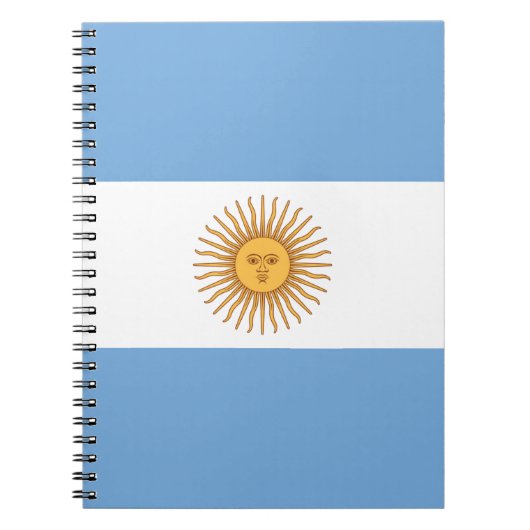 Carnet Drapeau de l'Argentine (Devant)