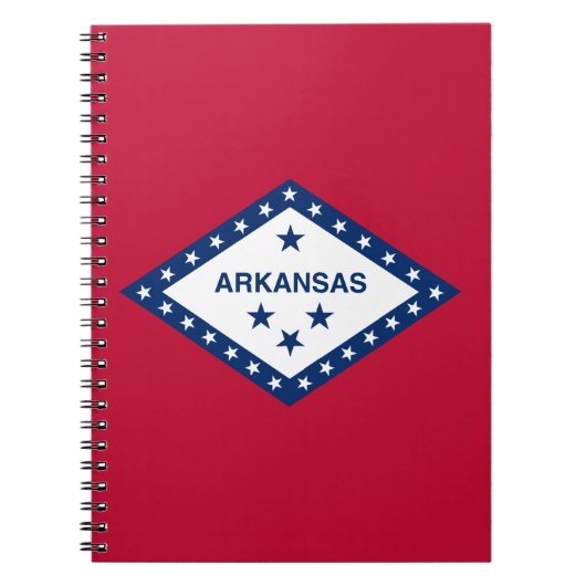 Carnet Drapeau de l'Arkansas (Devant)