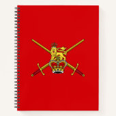 Carnet Drapeau de l'armée britannique (Devant)