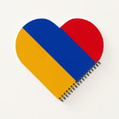 Carnet Drapeau de l'Arménie (Dos)