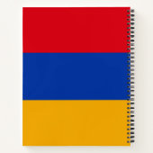 Carnet Drapeau de l'Arménie (Dos)