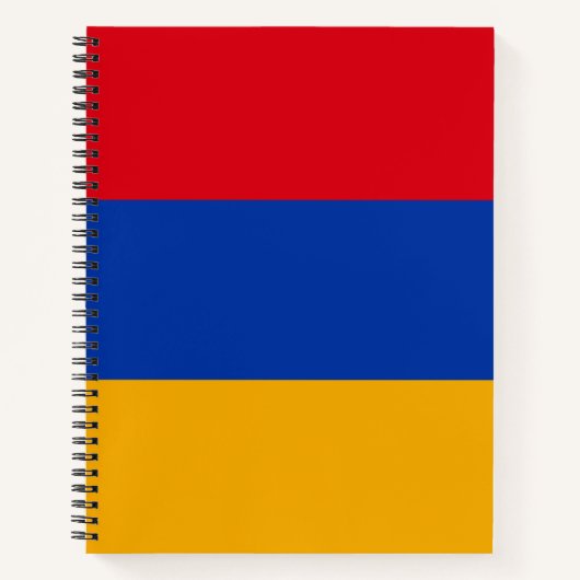 Carnet Drapeau de l'Arménie (Devant)