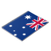 Carnet Drapeau de l'Australie (Côté gauche)