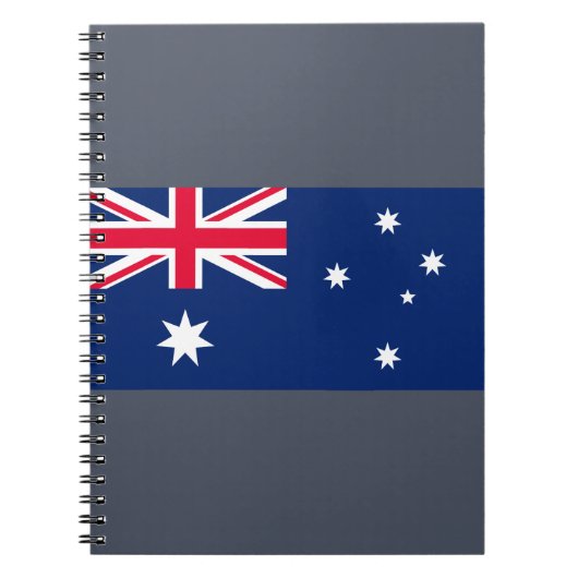 Carnet Drapeau de l'Australie (Devant)