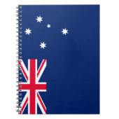 Carnet Drapeau de l'Australie (Devant)