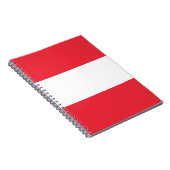 Carnet Drapeau de l'Autriche (Côté Droit)