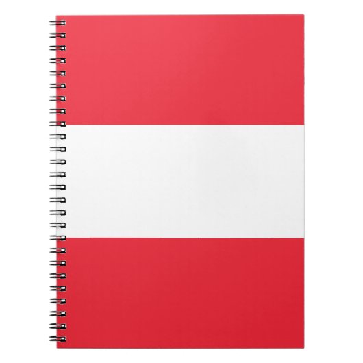 Carnet Drapeau de l'Autriche (Devant)