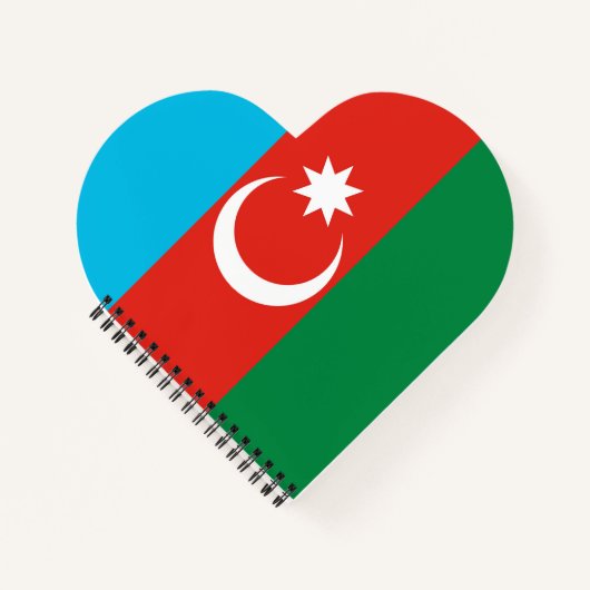 Carnet Drapeau de l'Azerbaïdjan (Devant)