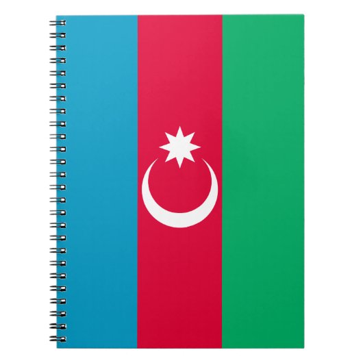 Carnet Drapeau de l'Azerbaïdjan patriotique (Devant)