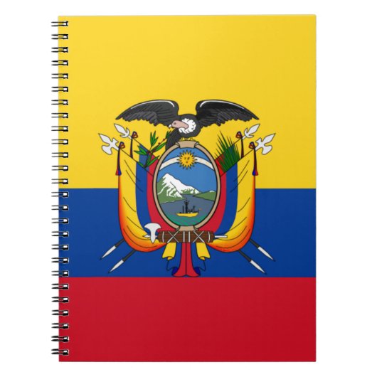 Carnet Drapeau de l'Équateur (Devant)