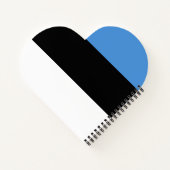 Carnet Drapeau de l'Estonie (Dos)