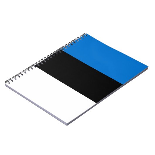 Carnet Drapeau de l'Estonie (Côté gauche)