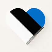 Carnet Drapeau de l'Estonie (Dos)