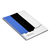 Carnet Drapeau de l'Estonie (Côté Droit)