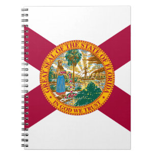 Carnet Drapeau de l'État de Floride