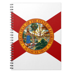 Carnet Drapeau de l'État de Floride