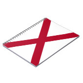 Carnet Drapeau de l'état de l'Alabama (Côté gauche)