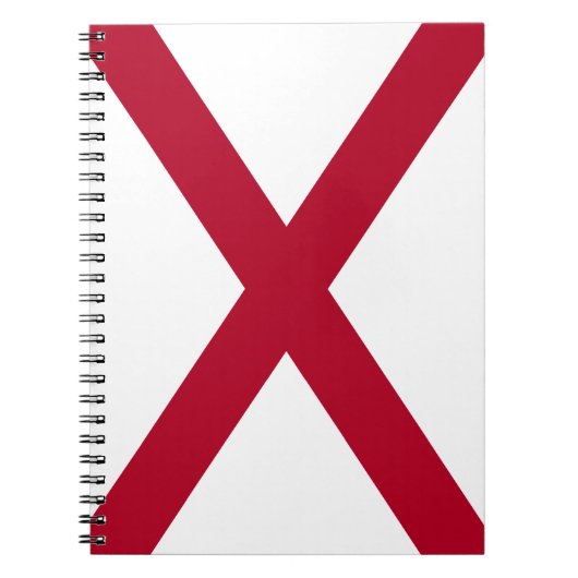 Carnet Drapeau de l'état de l'Alabama (Devant)