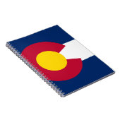 Carnet Drapeau de l'État du Colorado (Côté Droit)