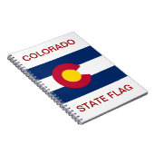 Carnet Drapeau de l'État du Colorado (Côté Droit)