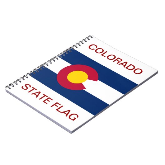 Carnet Drapeau de l'État du Colorado (Côté gauche)