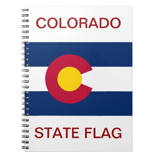 Carnet Drapeau de l'État du Colorado (Devant)