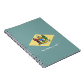 Carnet Drapeau de l'État du Delaware (Côté Droit)