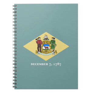 Carnet Drapeau de l'État du Delaware