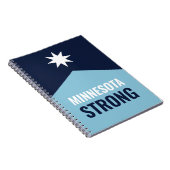 Carnet Drapeau de l'État rebelle du Minnesota (Côté Droit)