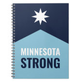 Carnet Drapeau de l'État rebelle du Minnesota (Devant)
