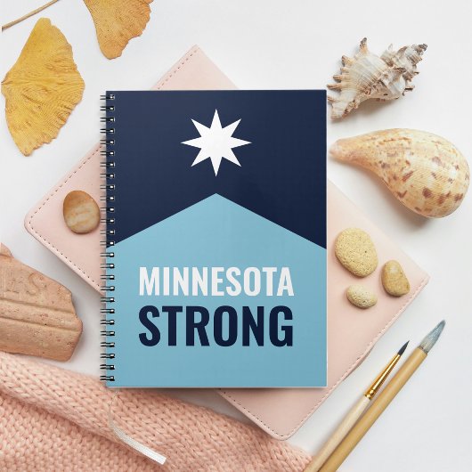 Carnet Drapeau de l'État rebelle du Minnesota