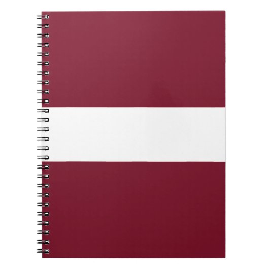 Carnet Drapeau de Lettonie (Devant)