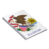 Carnet Drapeau de l'Illinois (Côté Droit)