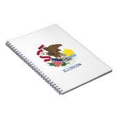 Carnet Drapeau de l'Illinois (Côté Droit)